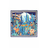 Foulard Cactus Bleu