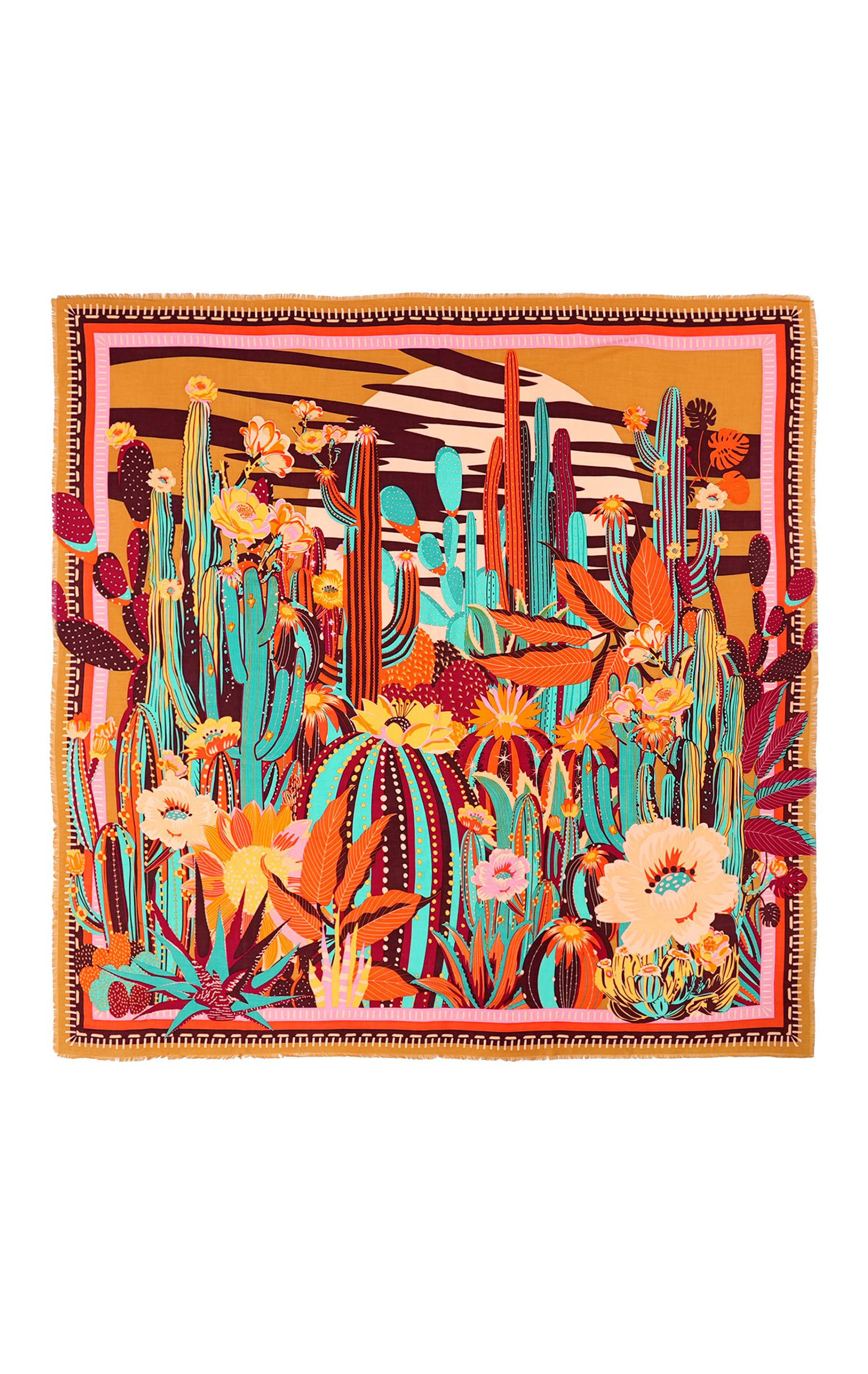 Foulard Cactus Orange