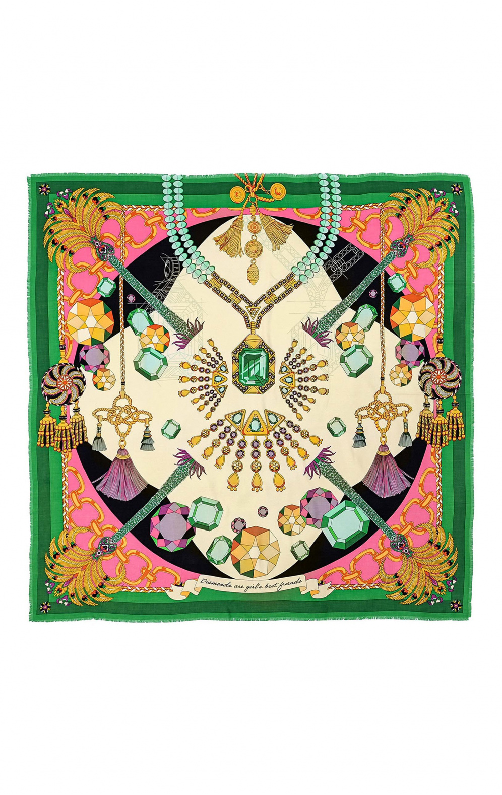 Foulard Diamonds Vert