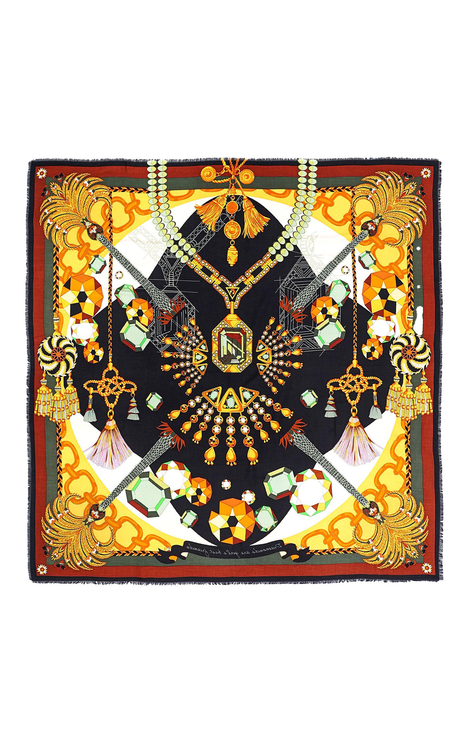 Foulard Diamonds Noir