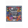 Foulard Jardin d'hiver Noir