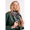 Foulard Medium Jardin d'hiver Noir
