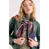 Foulard Medium Jardin d'hiver Violet