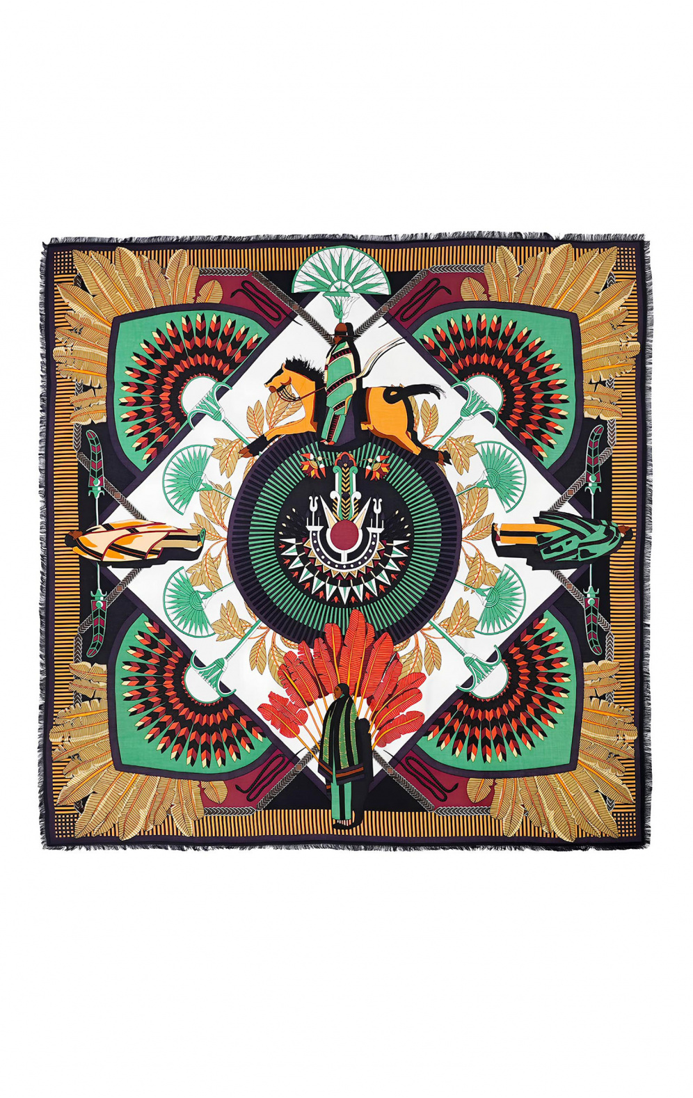 Foulard Machu Pichu Noir