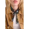 Mini Foulard Panthere Bleu