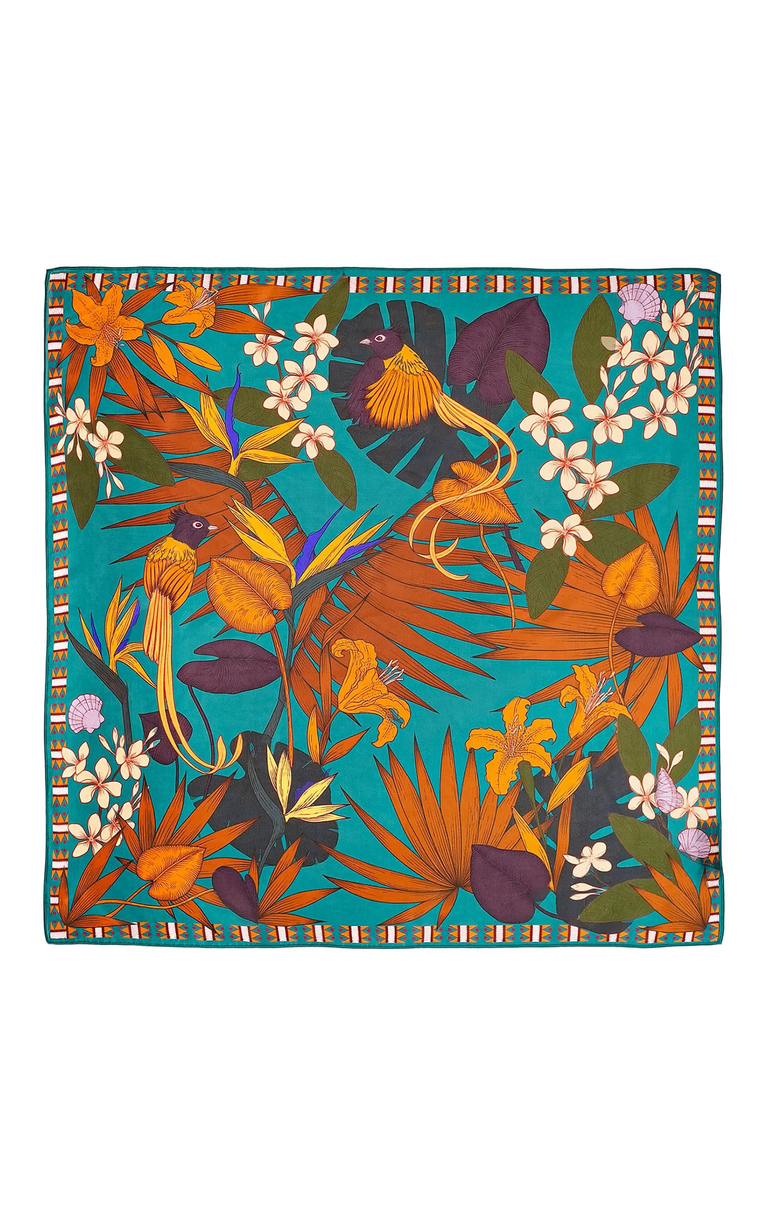 Foulard Petal Bleu