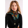 Foulard Medium Petal Bleu