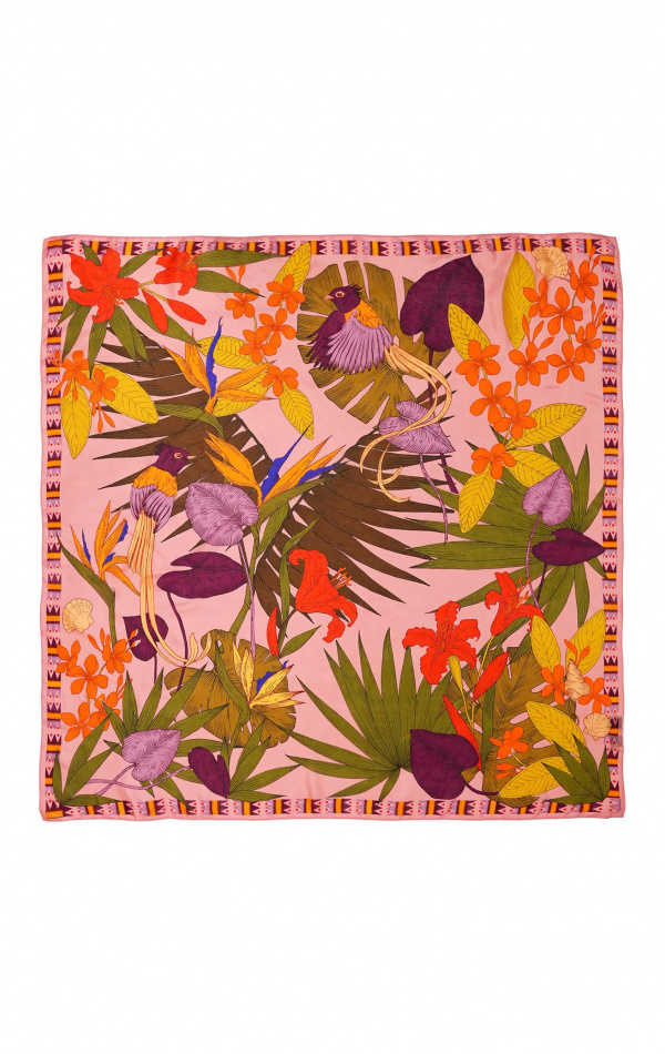 Foulard Petal Rose