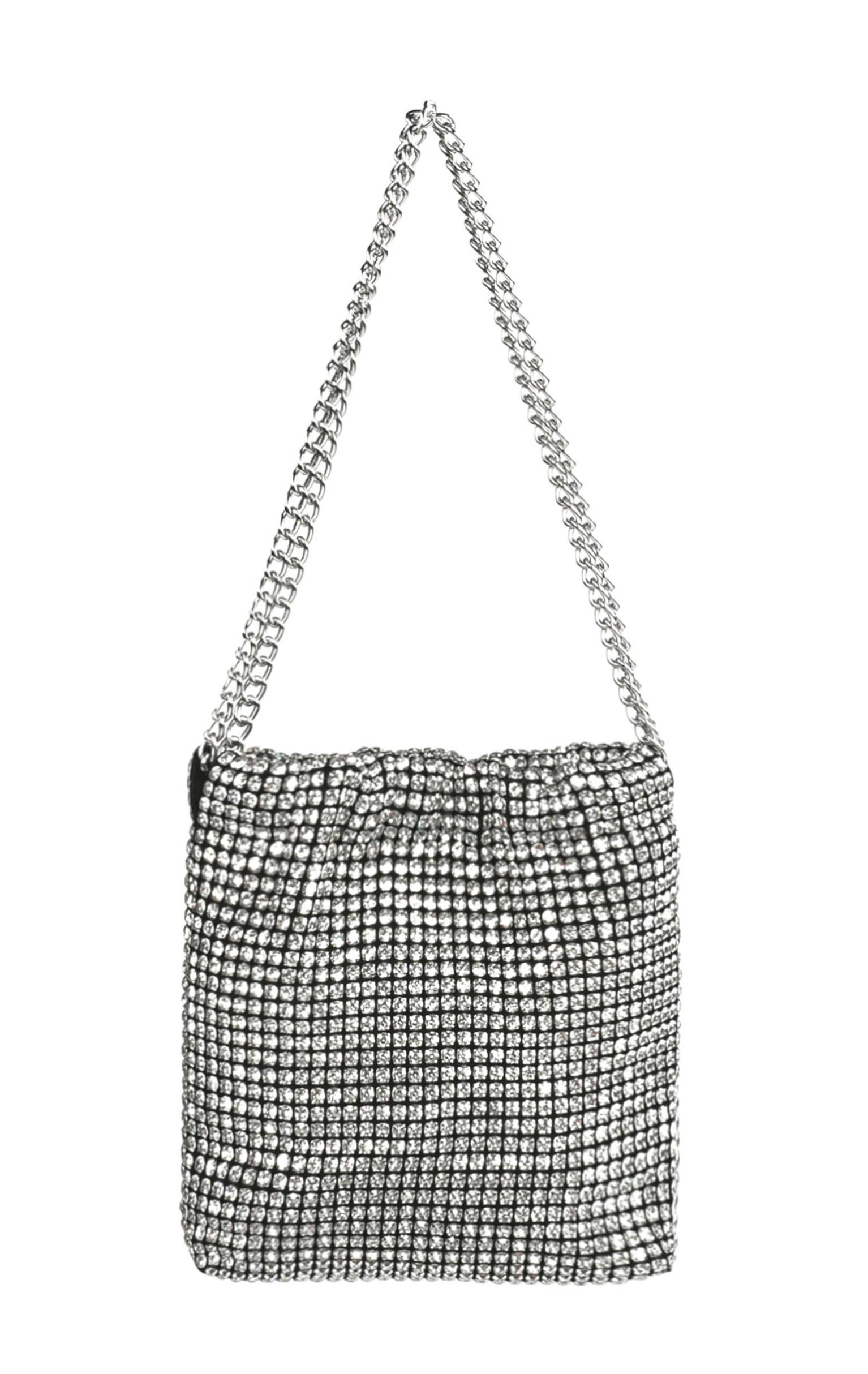 Sac seau Jacey Argenté