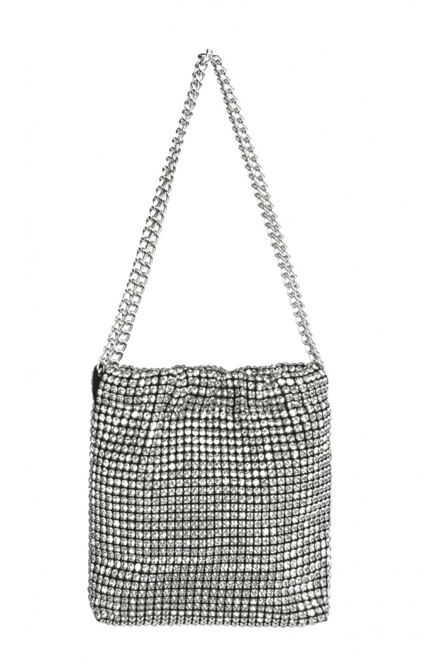 Sac seau Jacey Argenté
